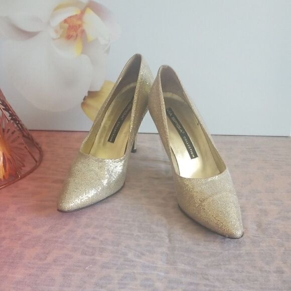 Via Spiga  Collection Metallic Gold Pump, sz. 7.5 - Picture 1 of 6